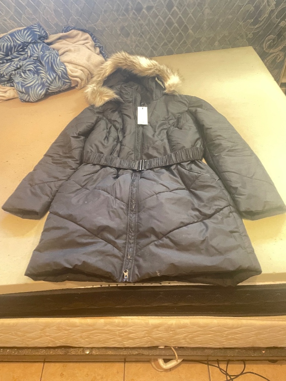 Black winter coat